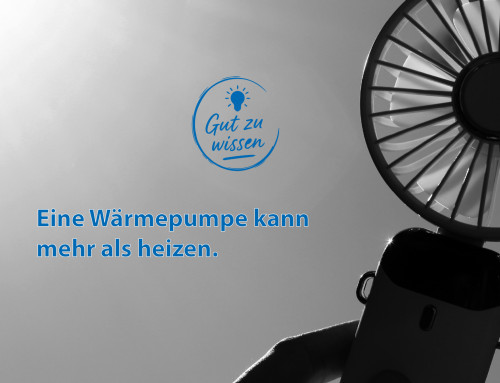 Eine Wärmepumpe kann mehr als heizen.